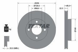 Disc frana Textar 92026000