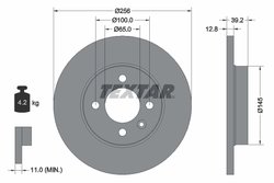 DISC FRANA TEXTAR 92041703 - Compatibil cu CHERY, SEAT, VW, VW (FAW)