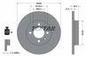 DISC FRANA TEXTAR 92041703 - Compatibil cu CHERY, SEAT, VW, VW (FAW)