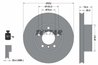 DISC FRANA TEXTAR 92042400 - Compatibil cu BMW