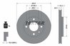 DISC FRANA TEXTAR 92043103 - Compatibil cu CITROEN, CITROEN (DF-PSA), LIFAN, MAPLE (SMA), MEGA, NAZA, PEUGEOT, PEUGEOT (DF-PSA)