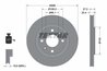 DISC FRANA TEXTAR 92048103 - Compatibil cu CITROEN, NISSAN (DFAC), PEUGEOT