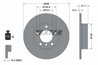 DISC FRANA TEXTAR 92055503 - Compatibil cu BMW