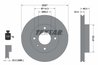 DISC FRANA TEXTAR 92056300 - Compatibil cu INFINITI, NISSAN