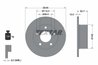 DISC FRANA TEXTAR 92057503 - Compatibil cu AUDI, AUDI (FAW), SKODA, VW, VW (SVW)