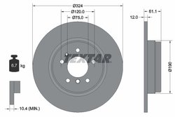 DISC FRANA TEXTAR 92058400 - Compatibil cu BMW