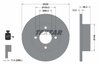 DISC FRANA TEXTAR 92057800 - Compatibil cu AUDI