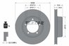 DISC FRANA TEXTAR 92061300 - Compatibil cu LAND ROVER