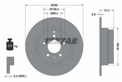 DISC FRANA TEXTAR 92066803 - Compatibil cu VOLVO