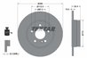 DISC FRANA TEXTAR 92072703 - Compatibil cu MERCEDES-BENZ