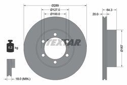 Disc frana Textar 92076300