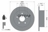 DISC FRANA TEXTAR 92079300 - Compatibil cu HOLDEN, LEXUS, TOYOTA