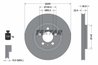 DISC FRANA TEXTAR 92082305 - Compatibil cu AUDI, BESTURN (FAW), FAW (TIANJIN), SEAT, SKODA, VW, VW (FAW), VW (SVW), ZHONGHUA (BR