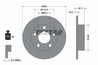 DISC FRANA TEXTAR 92088503 - Compatibil cu AUDI, VW