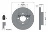 DISC FRANA TEXTAR 92089400 - Compatibil cu MITSUBISHI, PROTON