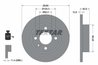 DISC FRANA TEXTAR 92090200 - Compatibil cu SKODA, VW