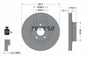 DISC FRANA TEXTAR 92094603 - Compatibil cu CHEVROLET, SAAB, SCION, SUBARU, TOYOTA