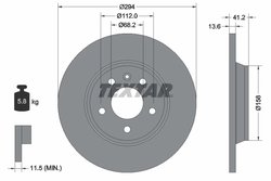 DISC FRANA TEXTAR 92098103 - Compatibil cu FORD, SEAT, VW