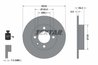 DISC FRANA TEXTAR 92098203 - Compatibil cu SEAT, VW