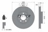 Disc frana Textar 92100503