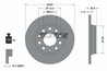 DISC FRANA TEXTAR 92106303 - Compatibil cu AUDI, AUDI (FAW), SEAT