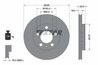 DISC FRANA TEXTAR 92106803 - Compatibil cu SKODA, SKODA (SVW), VW