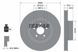 DISC FRANA TEXTAR 92108800 - Compatibil cu MERCEDES-BENZ