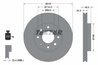 DISC FRANA TEXTAR 92110500 - Compatibil cu MITSUBISHI