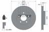 DISC FRANA TEXTAR 92110700 - Compatibil cu DODGE, MITSUBISHI