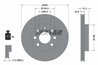DISC FRANA TEXTAR 92111403 - Compatibil cu CHEVROLET, OPEL, VAUXHALL