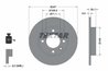 DISC FRANA TEXTAR 92111703 - Compatibil cu AEOLUS, CITROEN, CITROEN (DF-PSA), FENGSHEN, PEUGEOT, PEUGEOT (DF-PSA)