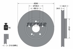 Disc frana Textar 92113803