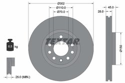 Disc frana Textar 92118303