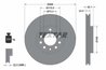 DISC FRANA TEXTAR 92118705 - Compatibil cu CADILLAC, CHEVROLET, FIAT, HOLDEN, OPEL, SAAB, VAUXHALL