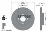 DISC FRANA TEXTAR 92119203 - Compatibil cu DACIA, LADA, MAZDA, NISSAN, RENAULT