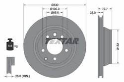 Disc frana Textar 92122005