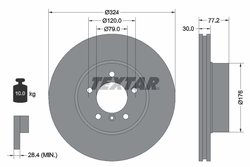 DISC FRANA TEXTAR 92122605 - Compatibil cu BMW, BMW (BRILLIANCE)