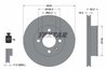 DISC FRANA TEXTAR 92128503 - Compatibil cu DODGE, HYUNDAI, KIA (DYK)