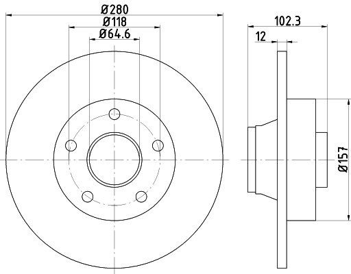 Disc frana Textar 92131600