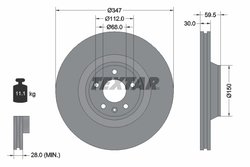 Disc frana Textar 92132405