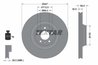 Disc frana Textar 92132405