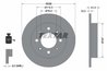 DISC FRANA TEXTAR 92134303 - Compatibil cu HORKI (DYK), KIA, KIA (DYK)