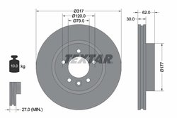 Disc frana Textar 92134505