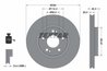 DISC FRANA TEXTAR 92136403 - Compatibil cu HAWTAI, HYUNDAI, HYUNDAI (HUATAI), MITSUBISHI (BJC)