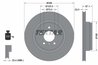 DISC FRANA TEXTAR 92137905 - Compatibil cu BMW