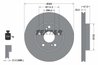 DISC FRANA TEXTAR 92144403 - Compatibil cu ACURA, BYD, HONDA, HONDA (DONGFENG)