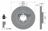 DISC FRANA TEXTAR 92144803 - Compatibil cu MITSUBISHI, MITSUBISHI (BJC), PEUGEOT