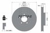 DISC FRANA TEXTAR 92148100 - Compatibil cu MAZDA