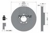 DISC FRANA TEXTAR 92157003 - Compatibil cu CITROEN, FIAT, PEUGEOT, TOYOTA