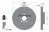 DISC FRANA TEXTAR 92159205 - Compatibil cu FORD, FORD (CHANGAN), LAND ROVER, VOLVO, VOLVO (CHANGAN), VOLVO ASIA